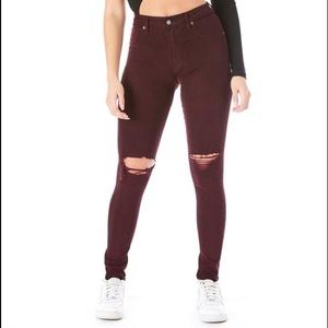Carmar | Robin Burgundy Skinny Jeans